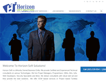 Tablet Screenshot of horizonsoftsolutions.com